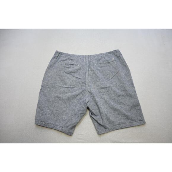 Lucky Brand Saturday Stretch Shorts Linen Blend Gray 9" INS Mens Size 38 - Picture 4 of 7